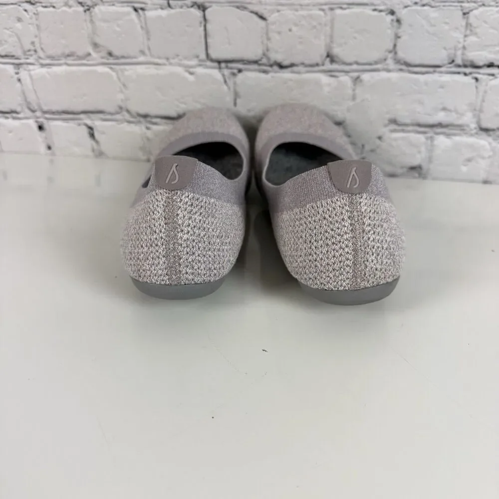 Allbirds Tree Breezer Ballet Flats Wool Knit Women US 10 Washable Hazy Mauve